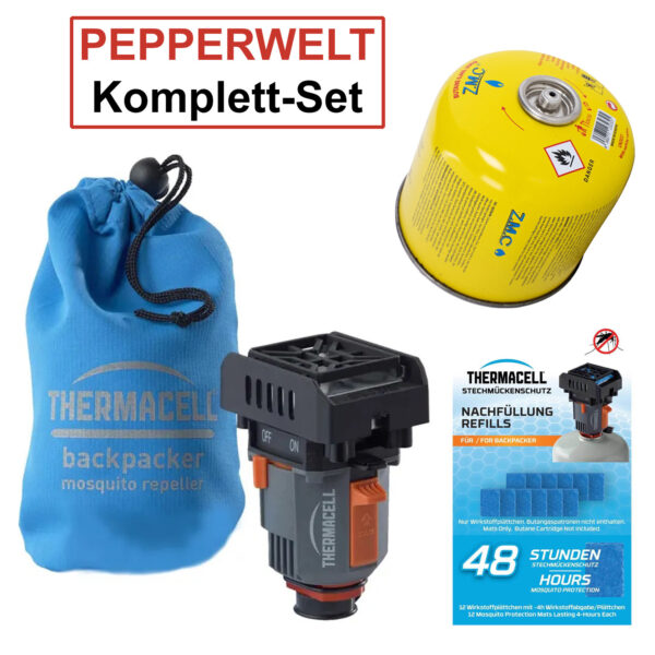 Thermacell MR-BP Backpacker - Komplett-Set!!