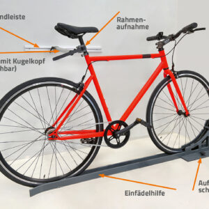 EASY BIKE FIX - Radhalterung für Wohnmobilgarage