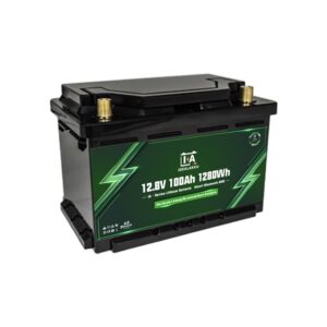 Idealakku IA SERIES Lithium Batterie LiFePO4 12V 100Ah MINI Smart BMS mit Bluetooth Wohnmobil Untersitzbatterie