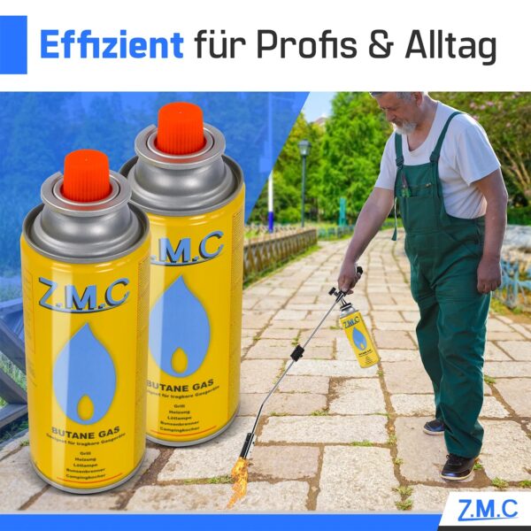 Gaskartuschen 227g, Typ MSF-1a mit Bajonett-Anschluss – Bild 6
