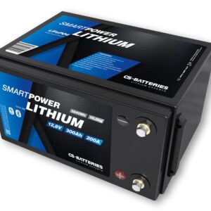 FORSTER 300Ah | 12,8V | 3840Wh | SMART POWER Lithium LiFePO4 Batterie mit Bluetooth 4.0 | integriertem 200A-400A BMS | Heizung