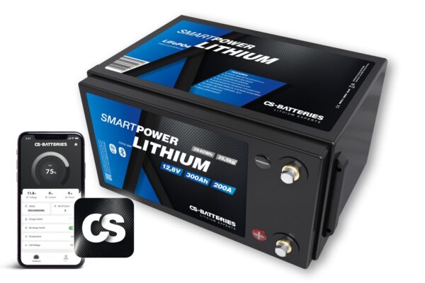 FORSTER 300Ah | 12,8V | 3840Wh | SMART POWER Lithium LiFePO4 Batterie mit Bluetooth 4.0 | integriertem 200A-400A BMS | Heizung – Bild 2