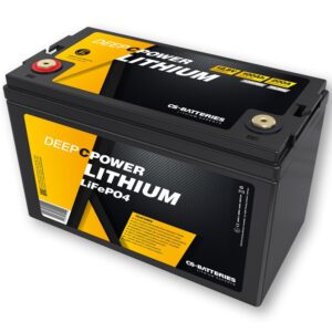 CS-Batteries 100Ah | 12,8V | 1280Wh | Lithium LiFePO4 Caravan Batterie | integriertes BMS