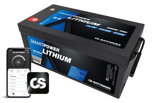 460Ah | 12,8V | 5888Wh | SMART POWER Lithium LiFePO4 Batterie mit Bluetooth 5.0 | integriertem 200A-400A BMS | Heizung – Bild 2