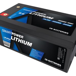 460Ah | 12,8V | 5888Wh | SMART POWER Lithium LiFePO4 Batterie mit Bluetooth 5.0 | integriertem 200A-400A BMS | Heizung