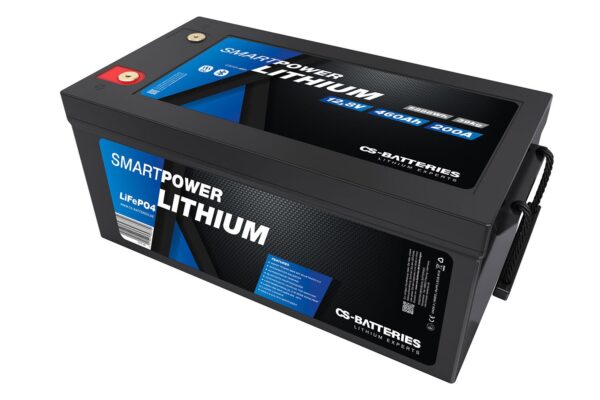 460Ah | 12,8V | 5888Wh | SMART POWER Lithium LiFePO4 Batterie mit Bluetooth 5.0 | integriertem 200A-400A BMS | Heizung