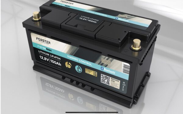 FORSTER 12,8V Lithium 100Ah LiFePO4 Standard Batterie | 100A-BMS | Smart Bluetooth | Ducato Ford PSA TGE | 1024Wh | Thermo-Control – Bild 2