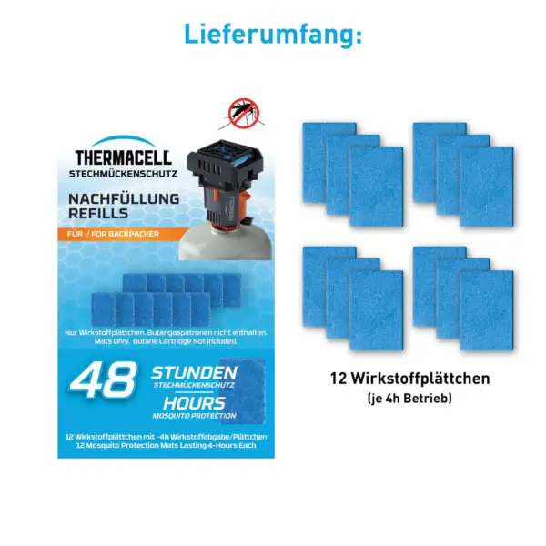 Thermacell M-48 Nachfüllpack Backpacker – Bild 3